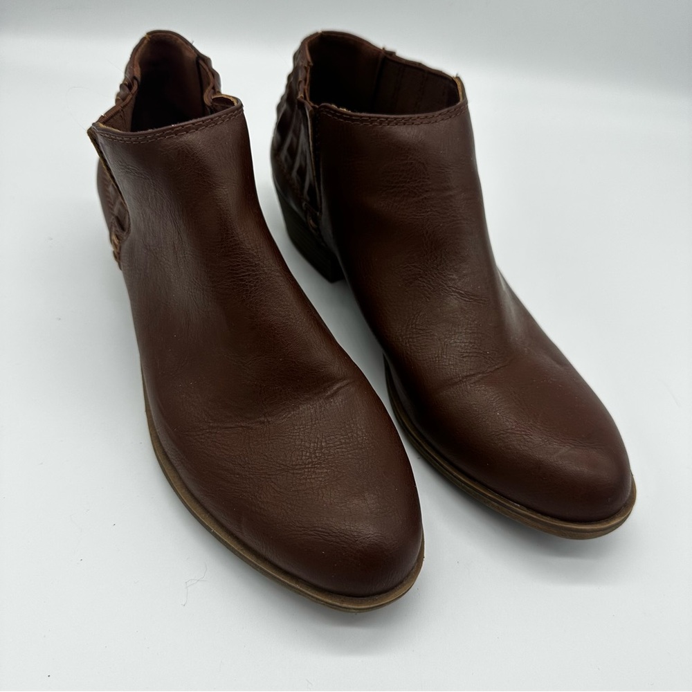 Women’s Sugar brown leather ankle boots